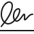 Customer signature